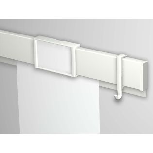Pack 10 Clips blanc pour Info Rail