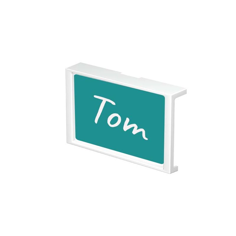 Pack 10 Clips blanc pour Info Rail
