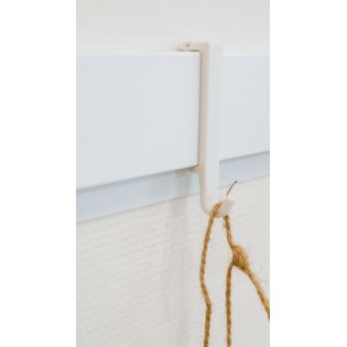 Boite de 10 crochets blanc pour Info rail