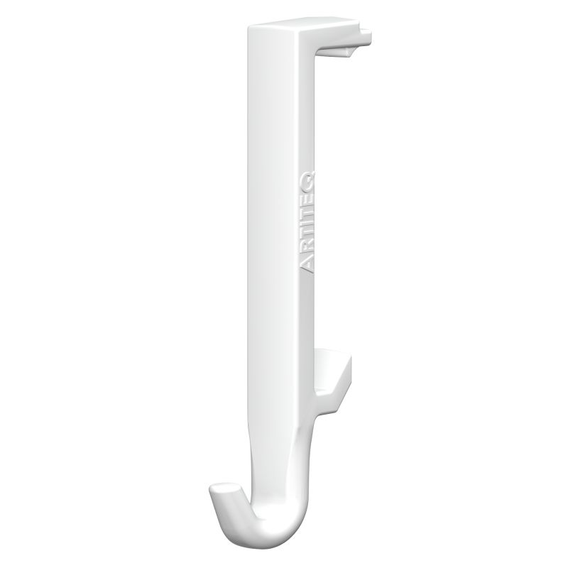 Boite de 10 crochets blanc pour Info rail