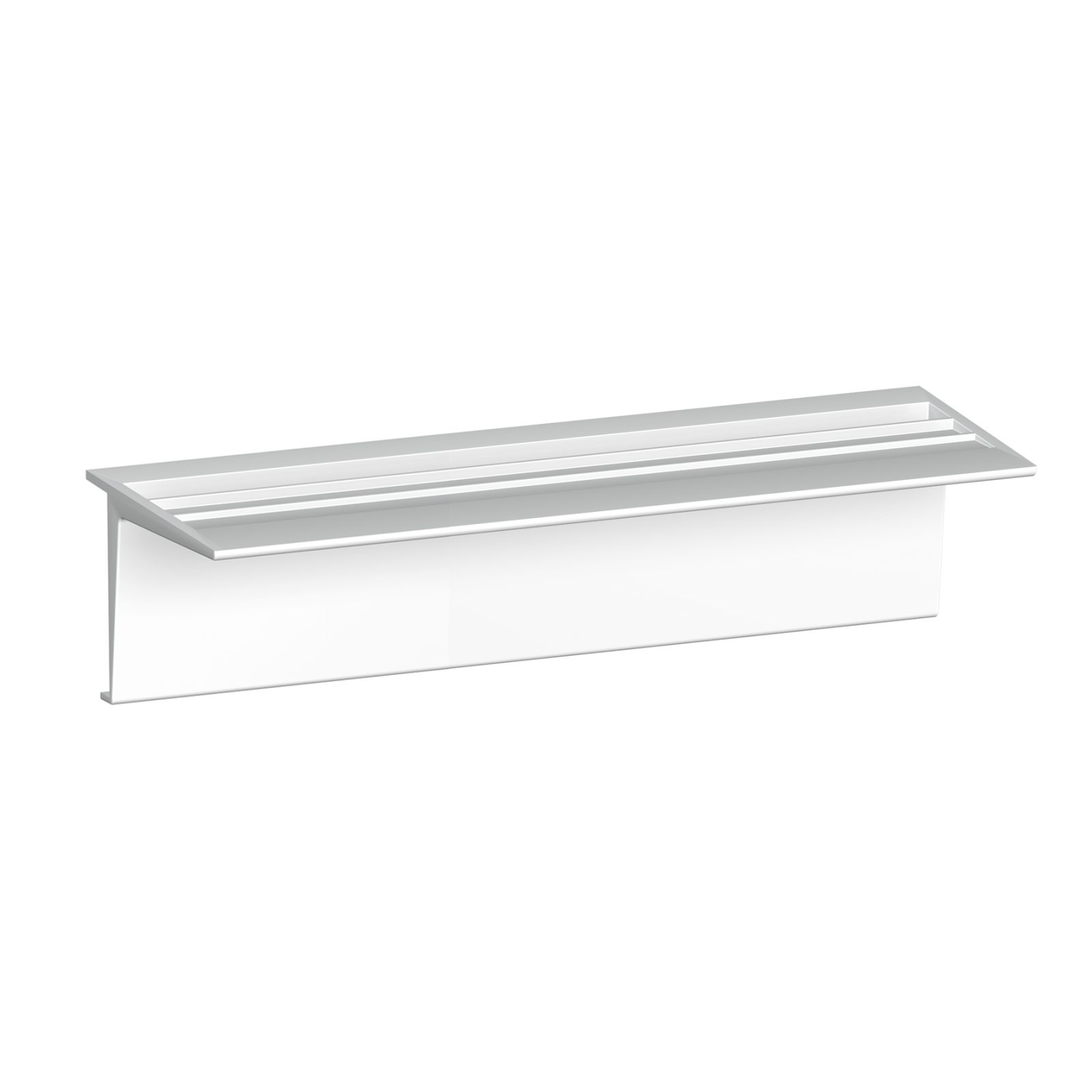 Support Clip blanc Artiteq – Lot de 4 tablettes pour Info Rail