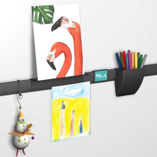 copy ofSupport Clip blanc Artiteq – Lot de 4 tablettes pour Info Rail