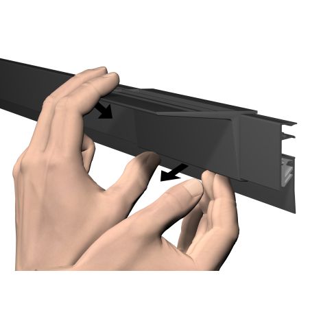copy ofSupport Clip blanc Artiteq – Lot de 4 tablettes pour Info Rail