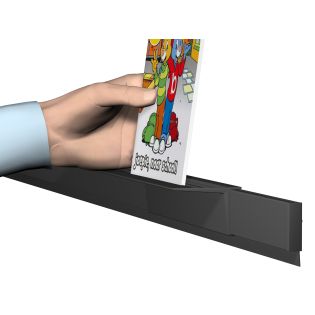 copy ofSupport Clip blanc Artiteq – Lot de 4 tablettes pour Info Rail