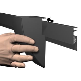 Storage Clip noir Artiteq – Lot de 3 bacs de rangement pour Info Rail