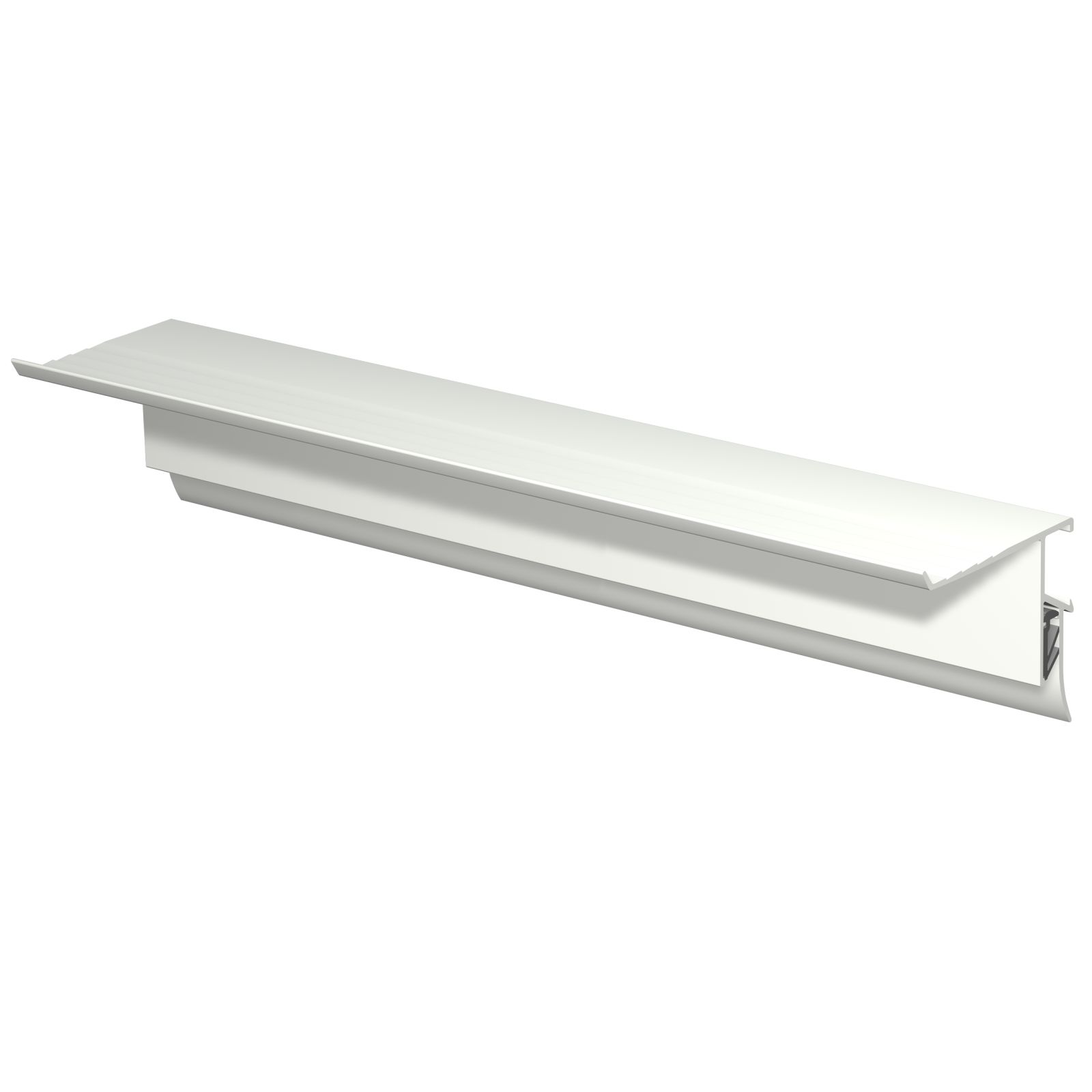 Info Rail + blanc Artiteq 200 cm – Rail d’affichage avec tablette intégrée