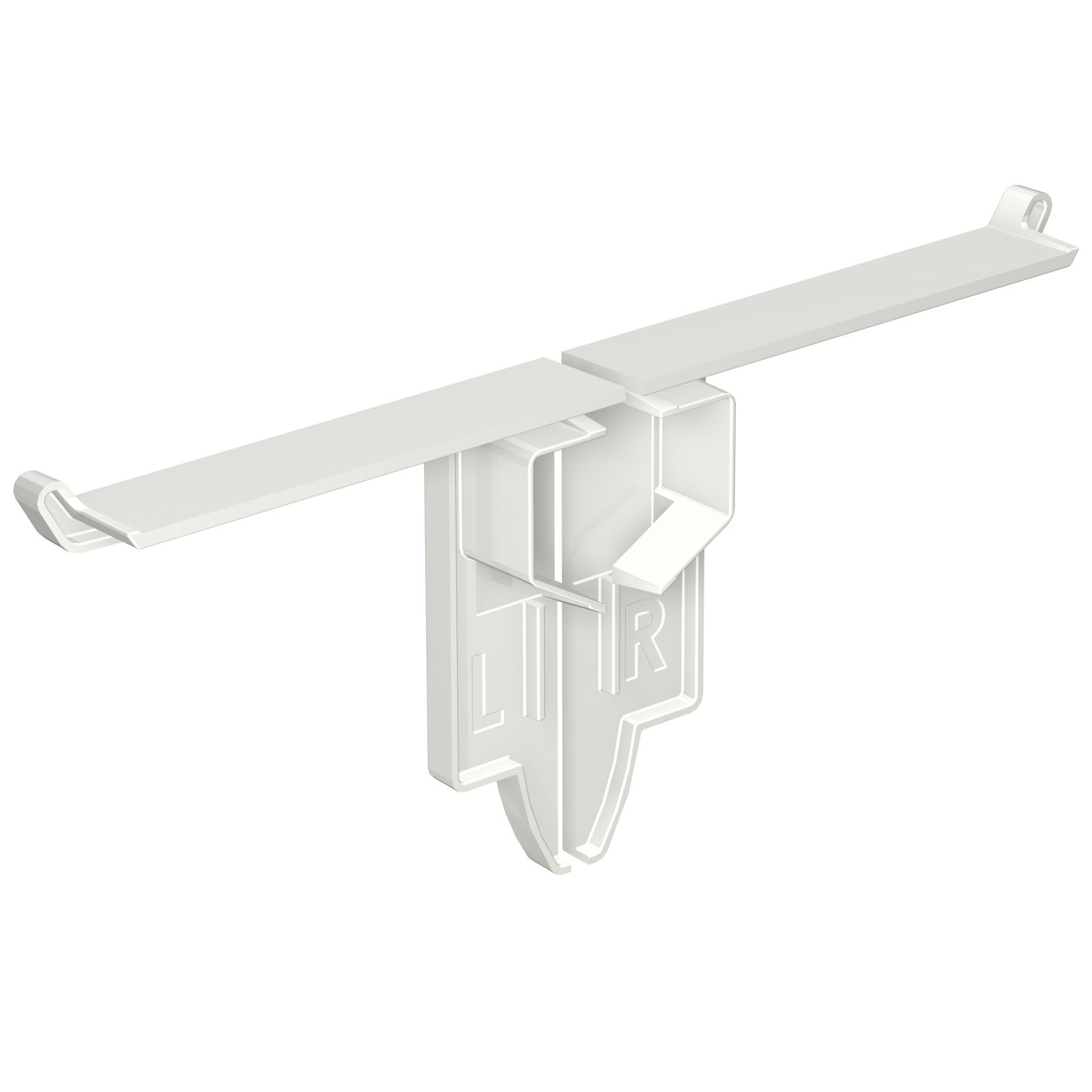 Embouts blancs Artiteq pour Info Rail + – Jeu gauche et droit