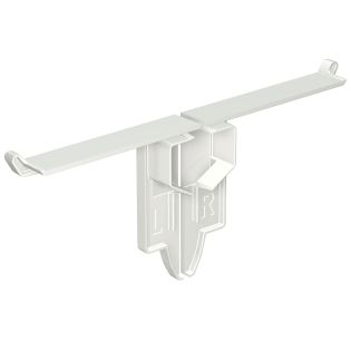 Embouts blancs Artiteq pour Info Rail + – Jeu gauche et droit
