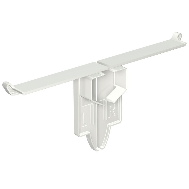 Embouts blancs Artiteq pour Info Rail + – Jeu gauche et droit