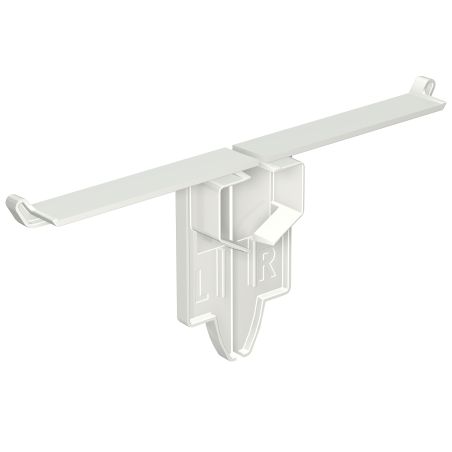 Embouts blancs Artiteq pour Info Rail + – Jeu gauche et droit