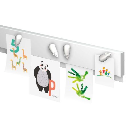 Info Rail magnétique blanc Artiteq – 100 ou 200 cm
