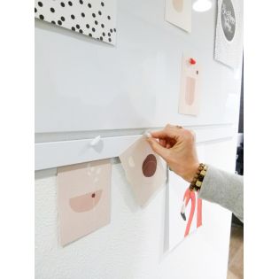 Info Rail magnétique blanc Artiteq – 100 ou 200 cm