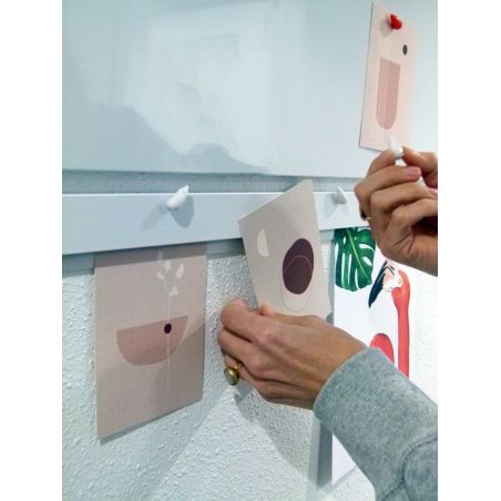 Info Rail magnétique blanc Artiteq – 100 ou 200 cm