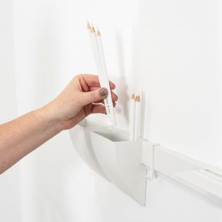 copy ofInfo Rail Variation Set noir Artiteq – Kit mural avec rails, tablettes et rangement
