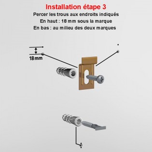 KIT Antivol complet pour cadre bois NEWLY