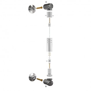 Câble Mur-Mur orientable avec platines