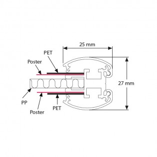 Cadres double face click frame