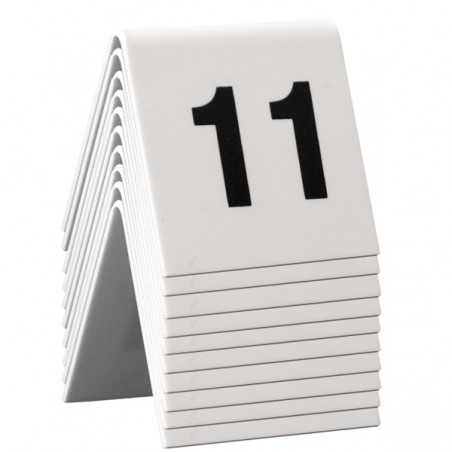 Numéros de table