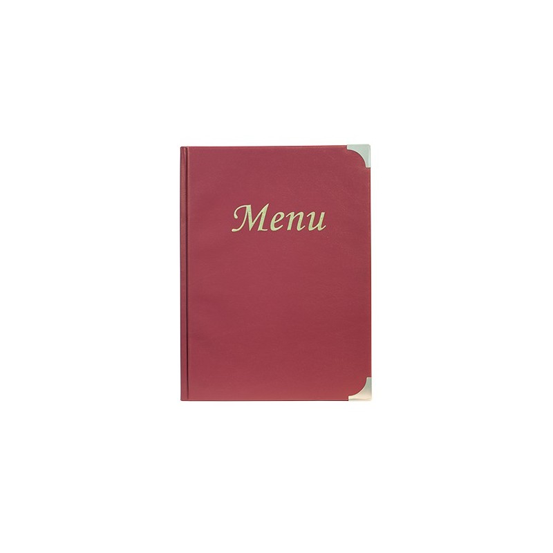 Protège-menus A5 Basic bordeaux