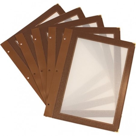Inserts protège-menus A5