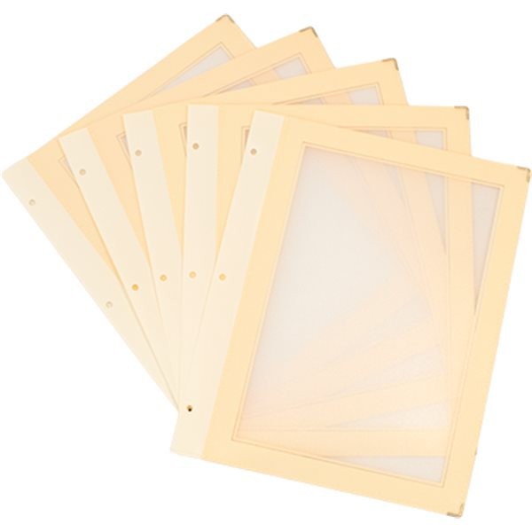 A4 menu protection inserts