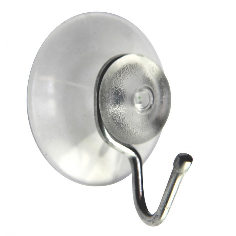 12 Ventouses Avec Pince TESSTSY - Transparent Pour Verre, Carrelage, Aquarium
