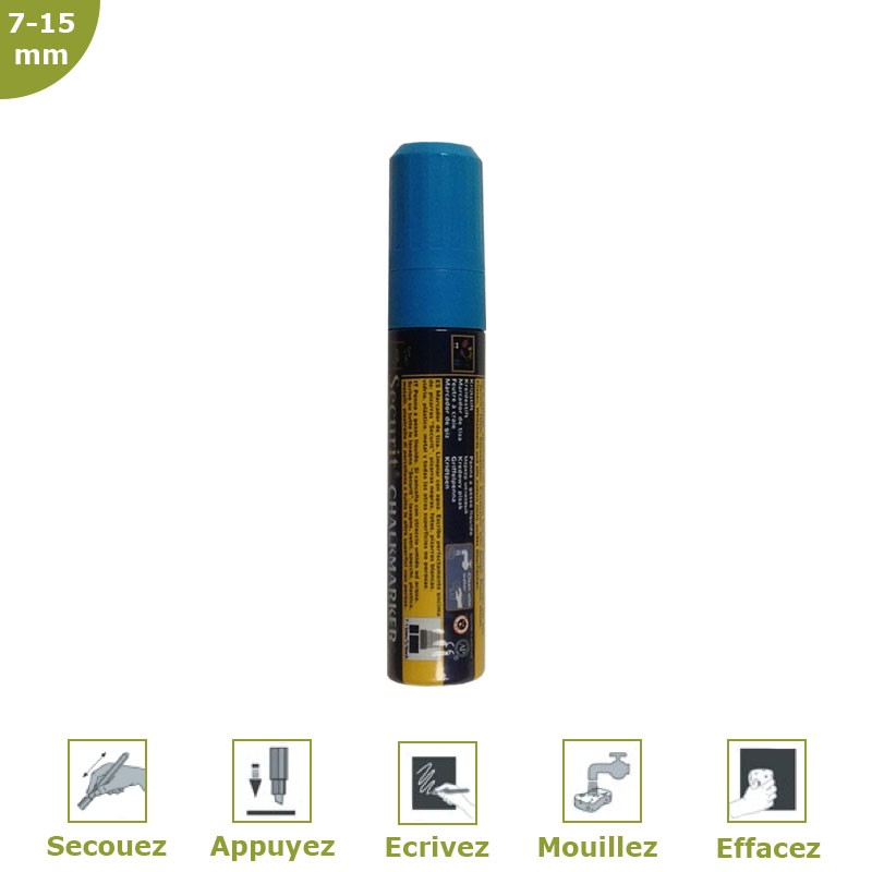 Chalk marker 7-15 mm blue