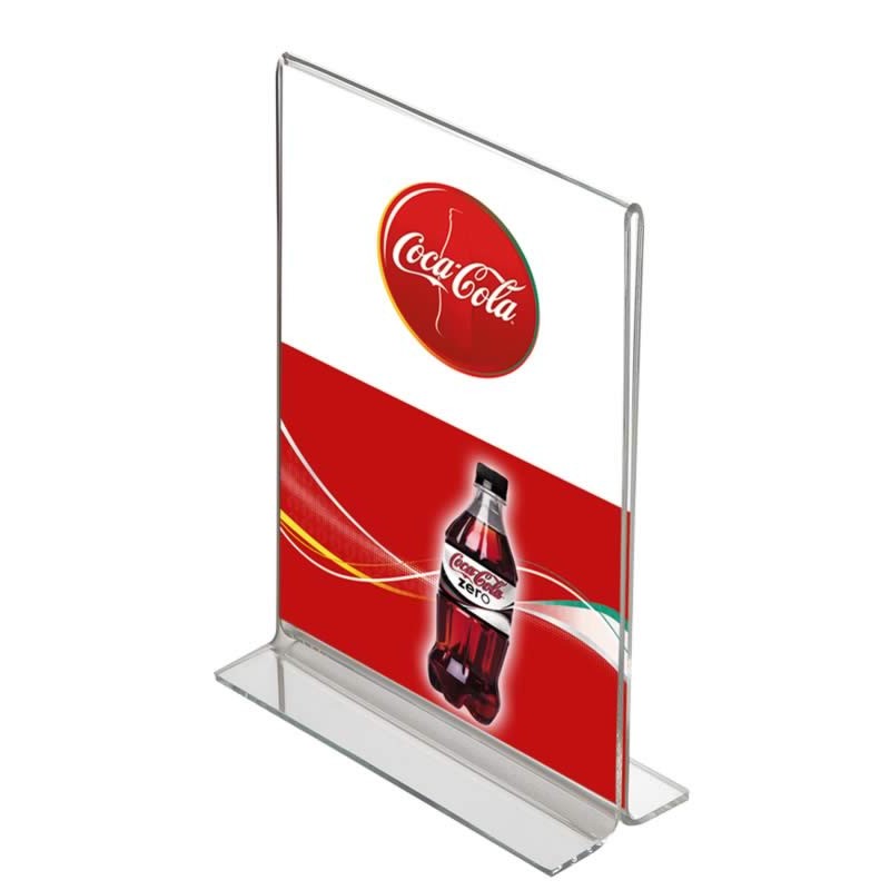 Porte menu plexi T