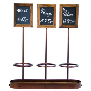 Porte bouteilles ardoise