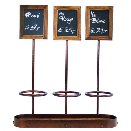 Porte bouteilles ardoise