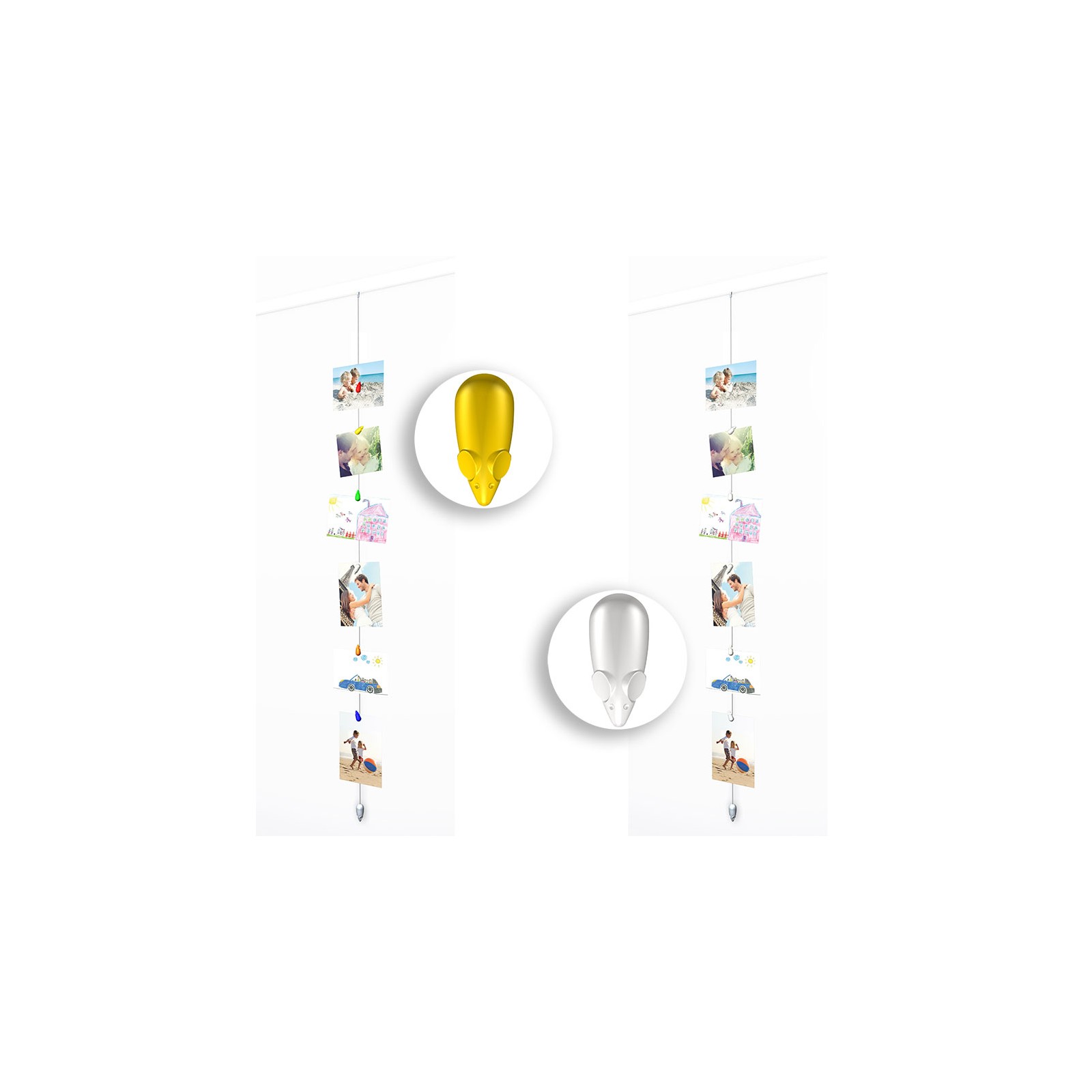 Kit Solohanger Newly - Câble Acier Charge 20 Kg - Fixation Murale Ou Plafond - Longueur 200 Cm