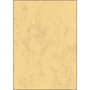 Papier créatif marbré jaune sable