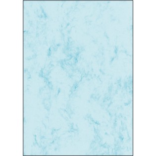 Papier créatif marbré bleu ciel