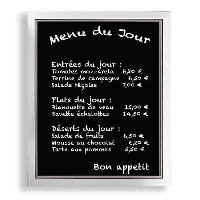 CadrArdoise DESIGN ARGENT CadrArdoise DESIGN ARGENT