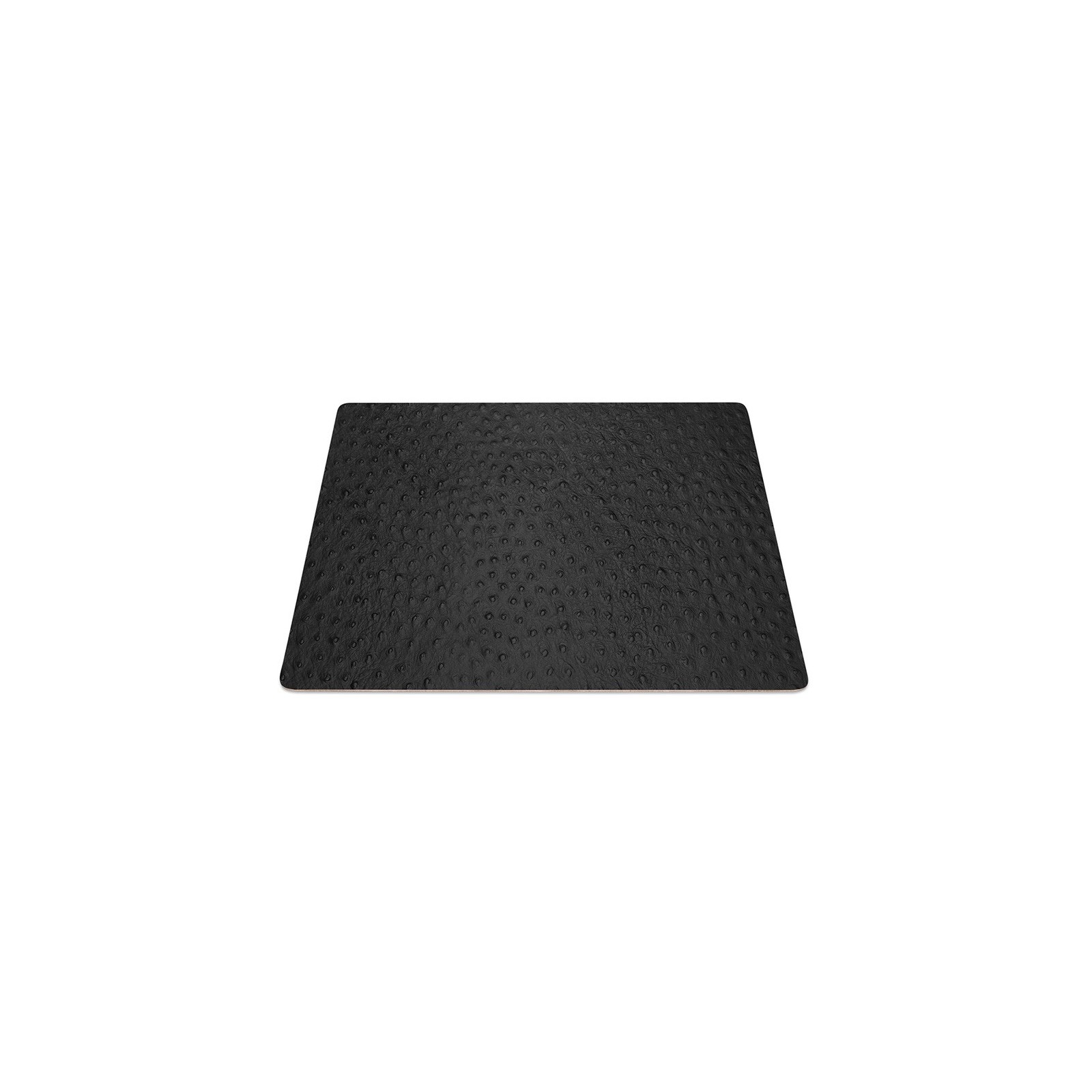 9 Set de table rectangle Fashion noir aspect peau d'autruche