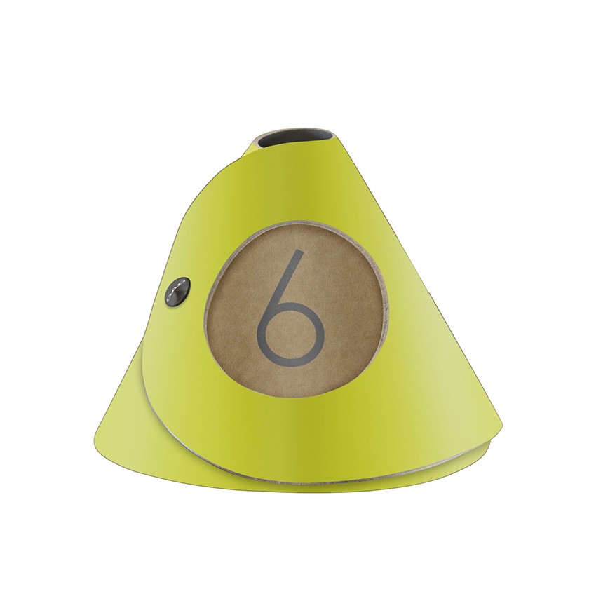 10 cônes de table Fashion citron vert aspect lisse