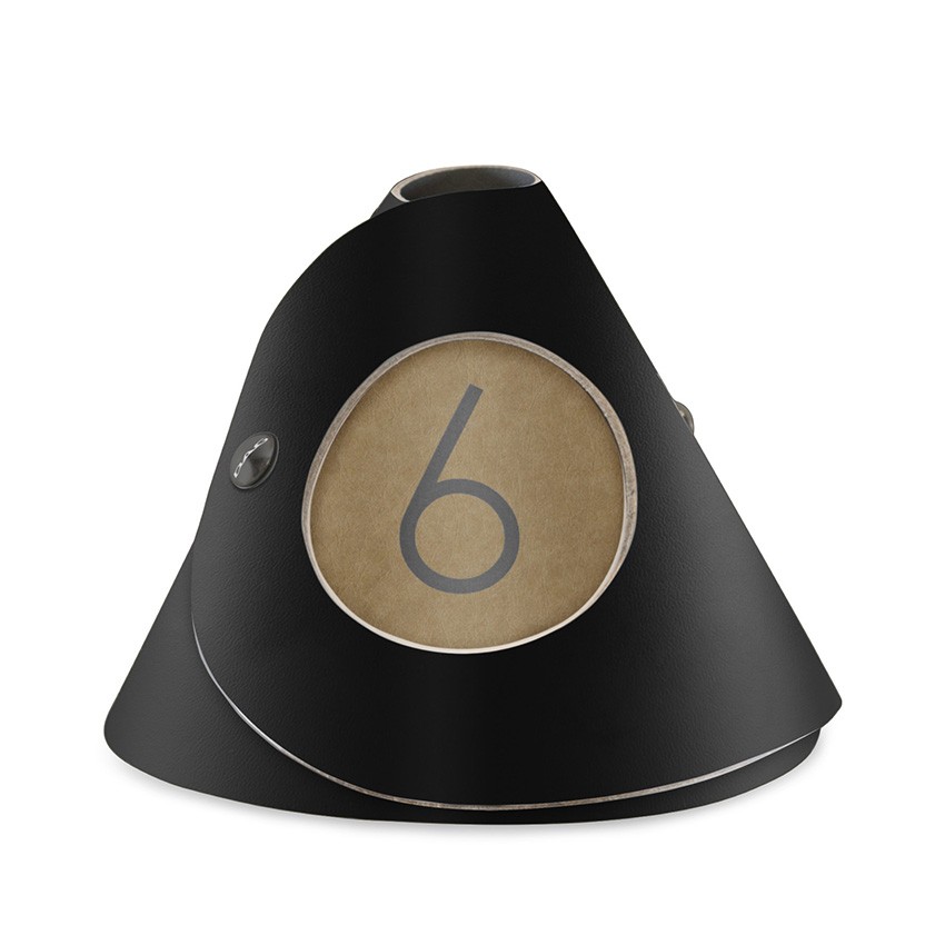 10 cônes de table Fashion noir aspect lisse