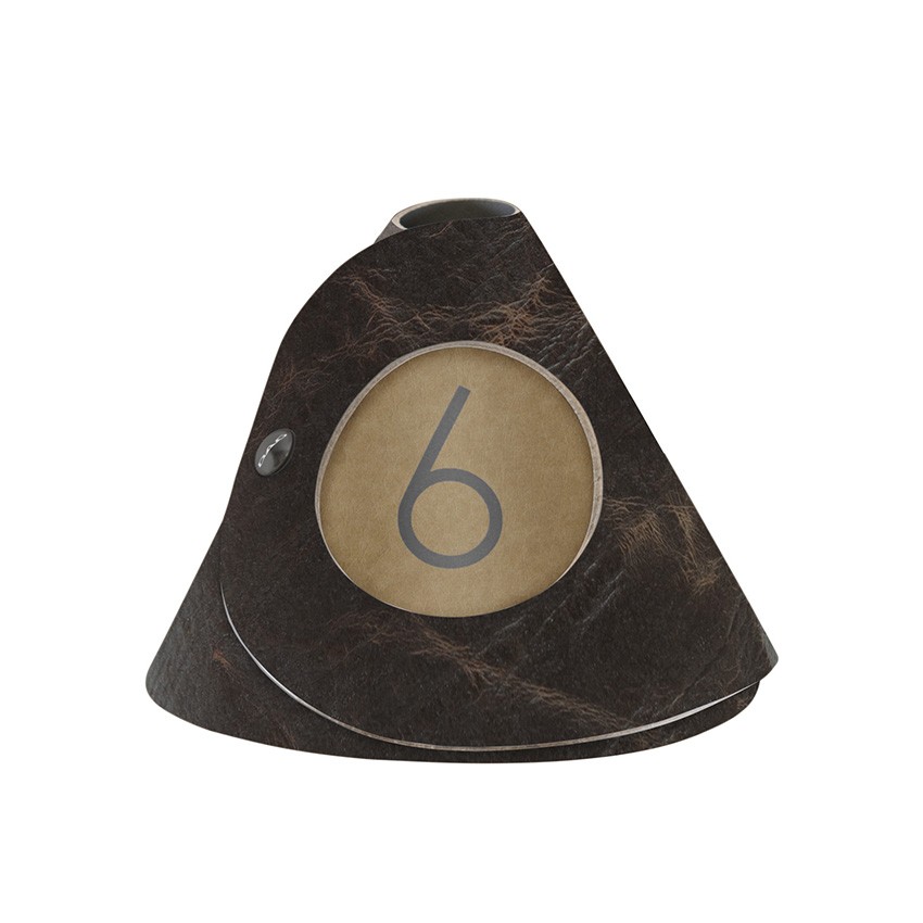 10 cônes de table Ecologique marron aspect vintage épais