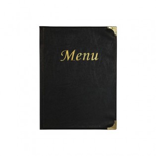 Protège-menus A4 Basic noir