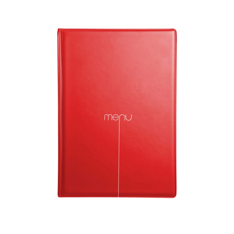 Protège-menu Risto A5 rouge Protège-menu Risto A5 rouge