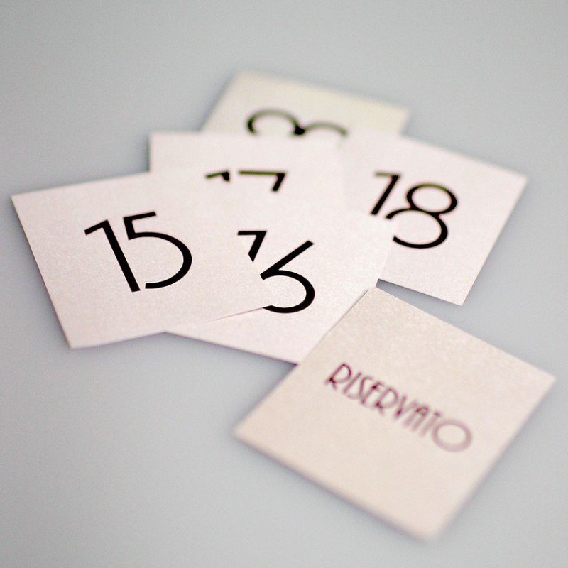 10 Numéros de table 10 Numéros de table