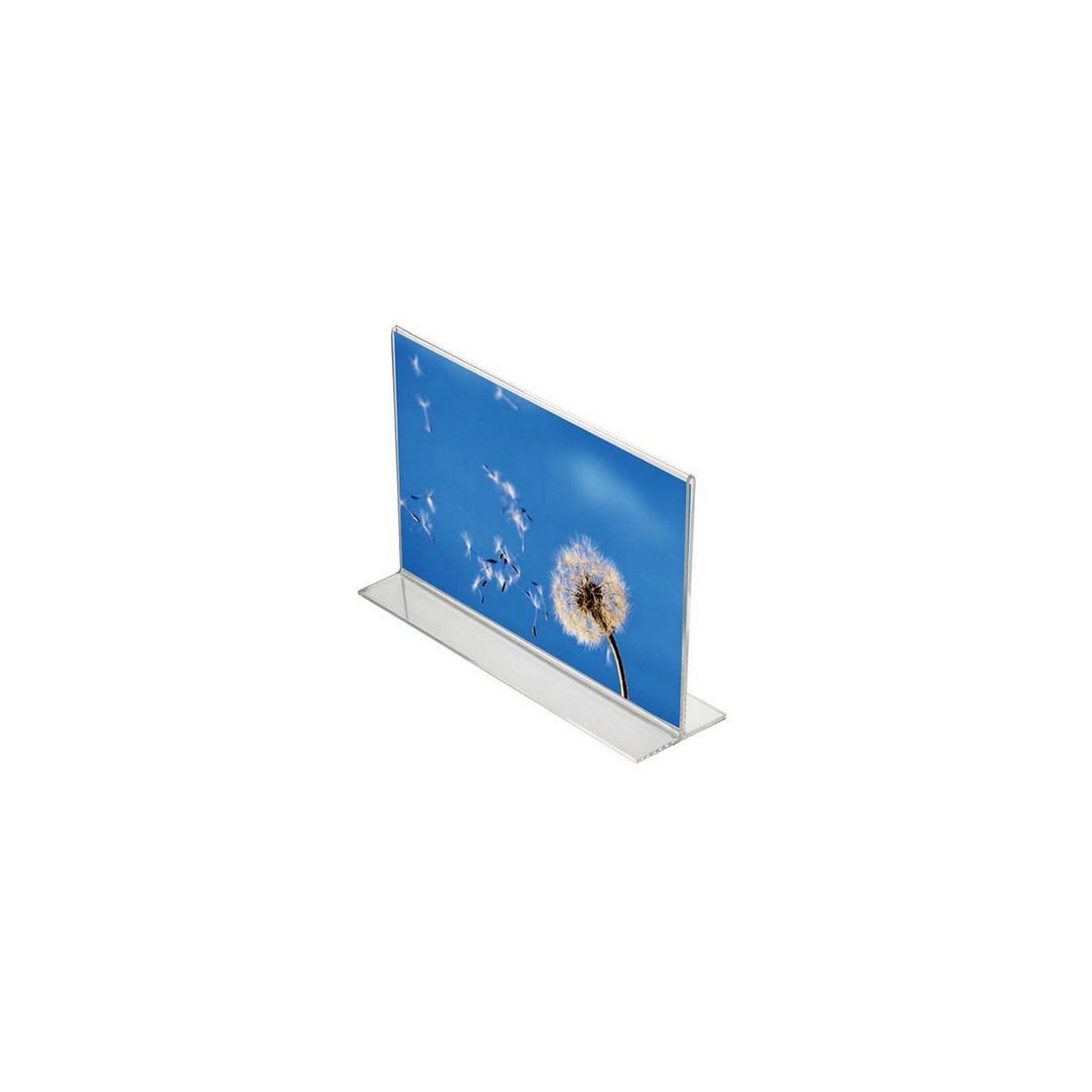 Porte menu de table en T format A4 paysage