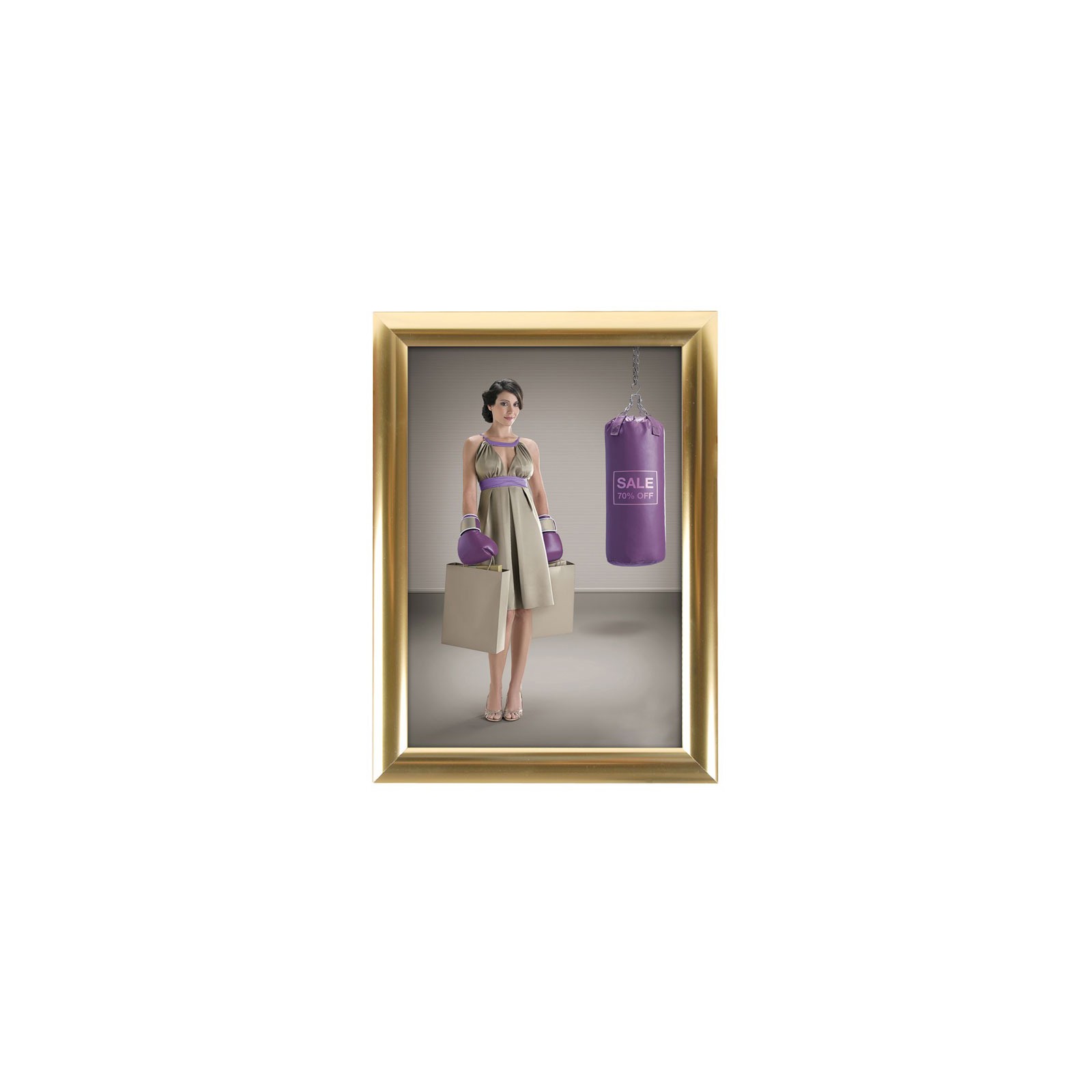 Snap Frame classic Or - Cadre porte document couleur Or
