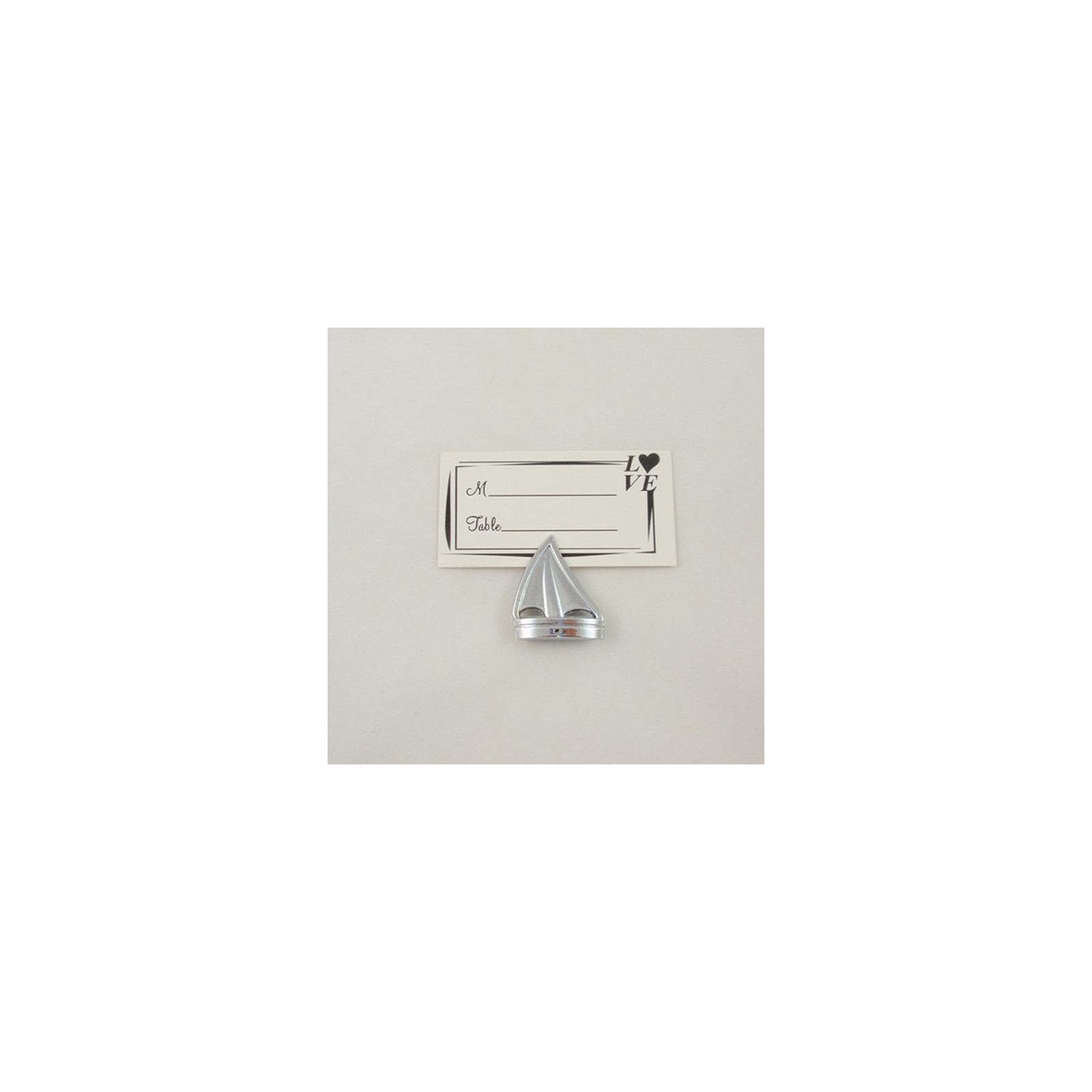 Porte numéros de table thème mer - Marque place ou porte noms forme bateau