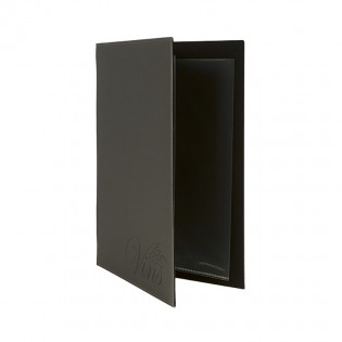 Noir A4 Lot de 5 cartes de vins et boissons Velvet Luxe format A4 