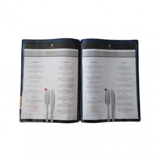 Insert pour Protège-menus A4 - Transparent SECURIT Lot de 10