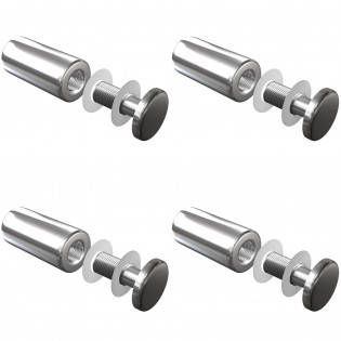 Set de 4 fixation murale vissée FIXV6