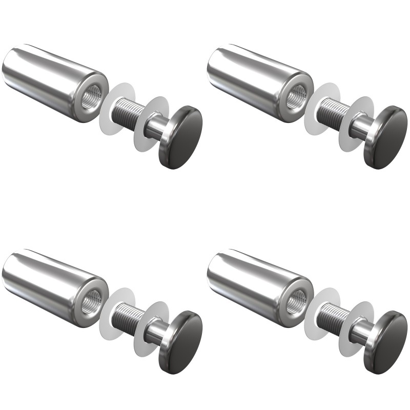 Set de 4 fixation murale vissée FIXV6 Set de 4 fixation murale vissée FIXV6