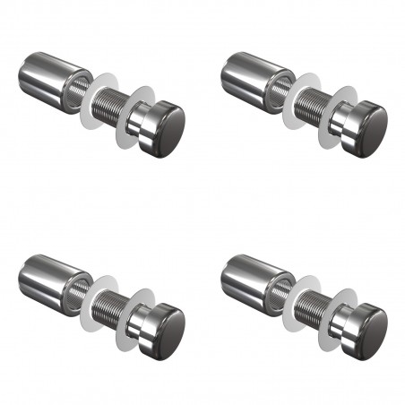 Set de 4 fixation murale vissée FIXV1