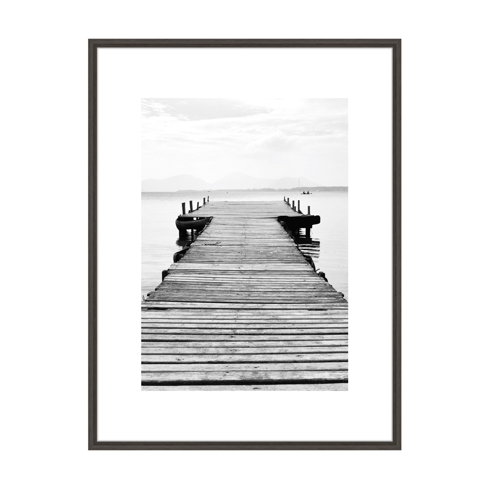 Nielsen aura Cadre photo format 20x20 Noir bois passe-partout cadre photo deco